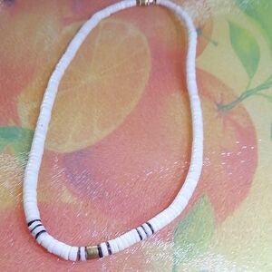 Surf Souvenir Shell Handcrafted Necklace with Accent Rings